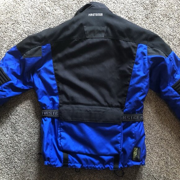 First Gear Hypertex Cordura DuPont Jacket Motorcycle Biker Padded Mens Size L - Picture 5 of 11